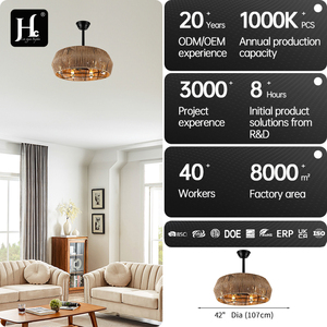 Bohemian-style natural hemp rope pendant <b>light</b> with an 18-inch hand-woven rattan shade – black kitchen pendant <b>light</b> - Product Image 4