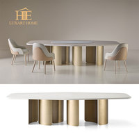 Ensemble de table et de chaises à manger en bois moderne extensible de style nordique pour appartement, maison et hôtel