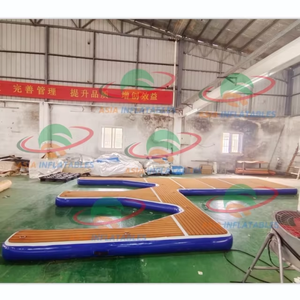 Inflatable <strong>Modular</strong> <strong>Floating</strong> <strong>Docks</strong> Water Jump Inflatable <strong>Platform</strong> <strong>Dock</strong> Raft Island for Pontoon Boat Jet Ski - Product Image 6