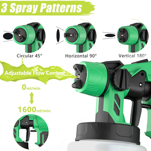 20V Cordless Paint Sprayer Gun 800ml 2500PSI <b>Brushed</b> Motor DIY Battery <b>Powered</b> CPS-20B Cordless Paint Sprayer CPS-20B - Product Image 2