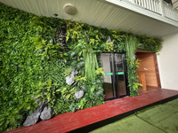 Plantes artificielles décoratives en herbe synthétique résistantes aux UV 50*50cm, plantes paysagères artificielles pour l'intérieur et l'extérieur, imitation de plantes murales artificielles