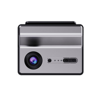 Caméra de tableau de bord WiFi à trois objectifs (avant 2K, arrière 1K, intérieur 1K) avec moniteur de stationnement 24h/24, enregistrement en boucle, contrôle via application mobile et ADAS