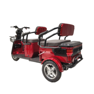 Scooter Eléctrico de <span class=keywords><strong>Tres</strong></span> <span class=keywords><strong>Ruedas</strong></span> <span class=keywords><strong>con</strong></span> Canasta Delantera para Transportar <span class=keywords><strong>Tres</strong></span> Bicicletas - Product Image 3