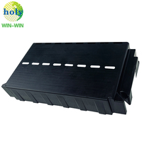 Système de batterie solaire personnalisé boîtier en plastique ABS noir boîtier d'usinage CNC avec 4/5 axes Services d'usinage CNC