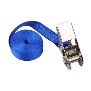 Sangles d'arrimage à cliquet avec crochets doubles en <span class=keywords><strong>J</strong></span>, sangles robustes pour camion, remorque, moto, bateau, transport de marchandises - Product Image 3