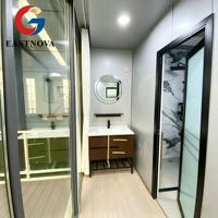 Chine 20 pieds 40 pieds verre hôtel modulaire préfabriqué petites maisons conteneur bureau Portable apple Pod mobile apple cabine maison