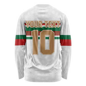 Camisetas de fútbol personalizadas de Marruecos, patrón completo, números, dígitos, camisetas de manga larga, ropa deportiva, transpirable, ligera, camiseta de manga completa - Product Image 2