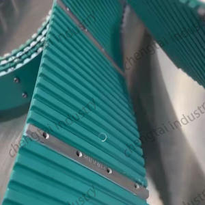 Courroies de distribution en PU sans couture de haute qualité et de bonne performance avec crampons à dents en métal et antistatique - Product Image 3