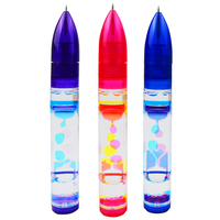 Stylos à barboteur sensoriels à mouvement liquide coloré