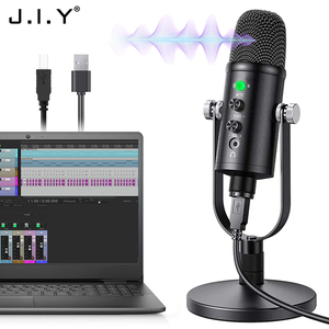 Condensador de micrófono de grabación USB J.I.Y para grabación de estudio de Windows portátil con reducción de ruido - Product Image 1