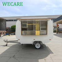 Wecare Street Mobile Kitchen Mini Food Truck Coffee Ice Cream Carritos Foodtruck Popcorn Hot Dog Cart Catering Food Trailer