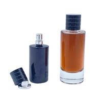 Flacon de parfum en verre de luxe de 30 ml et 50 ml à épaule plate, vide, pour atomiseur rechargeable – Vente en gros