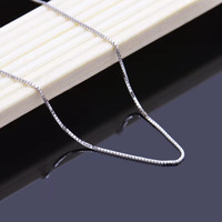 Luxe Mode AU750 Pur Or Véritable 18 Carats Bijoux Chaîne Maillon Or Collier pour Femmes Dames