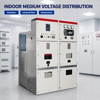 Panneau de protection de transformateur intérieur métallique KYN28A-12 avec disjoncteur sous vide et barre omnibus en cuivre