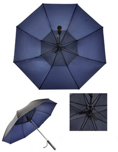 Parapluie Droit Anti-UV Spécial Pluie avec Ventilateur Solaire USB Intégré - Product Image 5