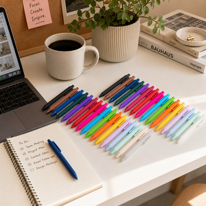 Bolígrafo Retráctil de Plástico con Logotipo Personalizado, Venta al Por Mayor, Punta de 1.0 mm, Varios Colores, <span class=keywords><strong>Escritura</strong></span> <span class=keywords><strong>Suave</strong></span> - Product Image 5