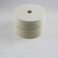 Disque de polissage en feutre de laine abrasif – Étanche, portable, écologique, jetable pour usage industriel sur verre et métal