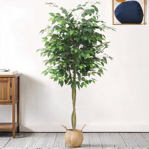 Arbre banian artificiel nordique en PU, grand ornement de bonsaï en <span class=keywords><strong>pot</strong></span> décoratif d'intérieur - Product Image 2