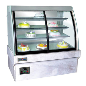 Vetrina Elettrica Commerciale in Acciaio Inox per Torte e Pane con 3 Ripiani, <span class=keywords><strong>Doppia</strong></span> <span class=keywords><strong>Porta</strong></span> e Scongelamento Automatico - Product Image 6