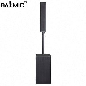 Système de sonorisation professionnel avec amplificateurs BT en bois pour l'extérieur, colonne active PA, ensemble d'enceintes - Product Image 6