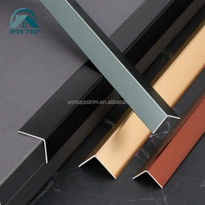 Garniture de carrelage à angle droit en aluminium Win Top en forme de L pour la protection et la décoration des murs - Product Image 3