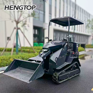 Giá rẻ Orchard Mini Skid chỉ đạo Bộ nạp thủy lực bánh xích bánh xe Skid chỉ đạo Bộ nạp động cơ diesel DIESEL Skid chỉ đạo Bộ nạp xô - Product Image 6