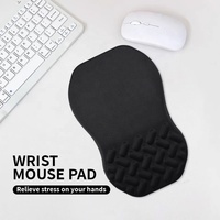 Tapis de souris personnalisé PORON avec repose-poignet, tapis de bureau antidérapant pour clavier, ensemble de tapis de souris de jeu personnalisé PORON pour le bureau