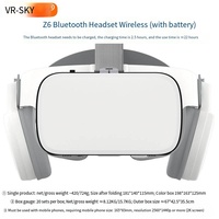 Vente en gros de lunettes VR Vr-sky, lunettes intelligentes Otaku Z6, casque de jeu sans fil, réalité virtuelle 3D, cinéma mobile, résolution 720-1080