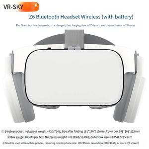 แว่นตา VR-sky VR รุ่น Otaku Z6 สำหรับเล่นเกมไร้สาย ชุดหูฟัง 3 มิติ ความจริงเสมือน โรงภาพยนตร์มือถือ ความละเอียด 720-1080 ขายส่ง - Product Image 3