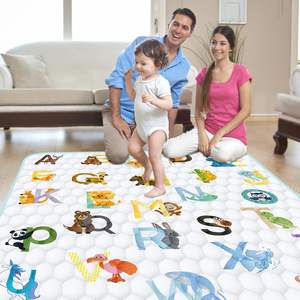 Tapete de algodão impermeável dormindo para bebês Soft Puzzle Baby Carpet com Piano Característica Espuma acolchoada Floor Play Carpet para piqueniques - Product Image 4