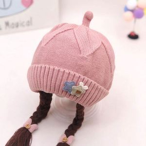 Gorro de Punto Acrílico Súper Lindo con Orejeras para Bebé, Diseño de Princesa, para Navidad, Otoño e Invierno - Product Image 3