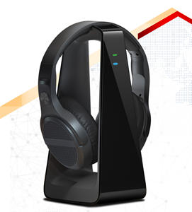 Casque sans fil HiFi ZFX 2.4G, pour regarder la télévision et les cours en ligne, confortable à porter pendant une longue durée - Product Image 1