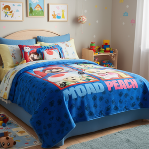 Couverture Mario Bros Taille Matrimoniale 220 cm Tissée Moelleuse Toutes Saisons Usage Domestique - Product Image 2