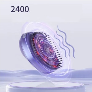 Peine Masajeador Eléctrico Vibratorio para Cuero Cabelludo, Dispositivo Portátil para Relajar la Cabeza y Estimular el Crecimiento del Cabello con Pulverizador de Aceites Esenciales, Cuidado Capilar Doméstico - Product Image 5