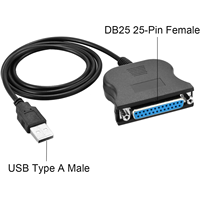 USB À 25 Broches DB25 Femelle IEEE 1284 Imprimante parallèle LPT Adaptateur Imprimer Convertisseur Câble Pour Win98/ 2000/ XP/ VISTA/ Win 7