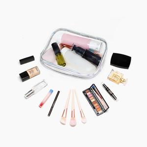 Borsa da viaggio con cerniera in vinile trasparente piccola bella borsa cosmetica per trucco impermeabile in Pvc con chiusura lampo Mini - Product Image 6