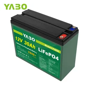 リチウム電池Energizer Lifepo4 12V 30Ah LiFePO4リチウム電池UPSおよび照明用