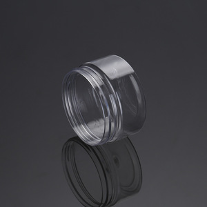 Pet Bottle 100Ml Wide Mouth Screw Cap <b>Plastic</b> Cosmetic <b>Packaging</b> Cylinder General Use Select Lid Option - Product Image 2