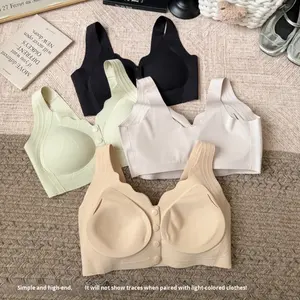 2562 #   Reggiseno Sexy con Scollo a V e Chiusura Frontale, Taglie Grandi, Alta Elasticità <span class=keywords><strong>in</strong></span> Nylon e Latex, Coppa 3/4 con Effetto Push-up - Product Image 3