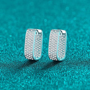 New Best Natural Diamond Filled Gold Plated Luxury Women's Earrings Customizable High Grade Wedding & Party Bulk Supplies - Product Image 1
