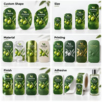 Étiquette de bouteille de shampoing, impression couleur intégrale, brillante, autocollante, emballage cosmétique, étiquette OEM