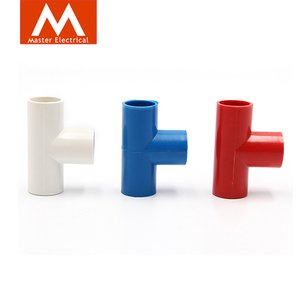 Manufacturer Pvc Pipe Fittings Plumbing Materials straight Tee/inspection Tee PVC Farm Irrigation Pipe cross-shaped T Fittings