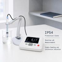 Nouveauté : pH-mètre numérique de paillasse DPH100 avec précision de 0,1, écran LCD, personnalisable OEM, appareil de mesure de laboratoire