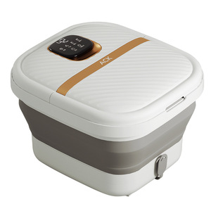 110V Us Plug Foldable Foot <b>Bath</b> Tub Electric Heating Massage <b>Portable</b> Household Foot Spa Basin For Daily Foot Relax - Product Image 1