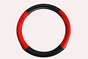 Housse de volant de voiture universelle personnalisable de 15 pouces pour Hiace, design sport en cuir, nouvelle - Product Image 4