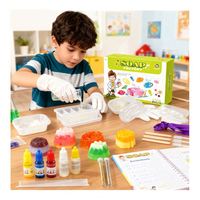 Kit de proyectos de ciencia DIY para jóvenes estudiantes que realizan reacciones coloridas seguras experimento educativo STEM en casa actividad divertida