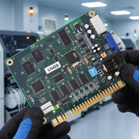 Placa de Circuito Multicapa FR-4 de Alta Calidad para Ensamblaje de PCBA con Componentes SMT DIP de Orificio Pasante