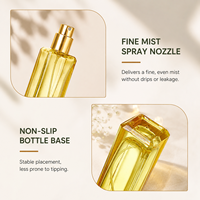 Flacon de parfum en verre couleur personnalisée avec bouchon à bille, emballage de luxe pour parfum, flacon pulvérisateur avec logo OEM