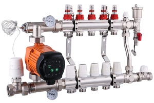 SUNFLY centrale impianto di <span class=keywords><strong>riscaldamento</strong></span> acqua miscela pompa gruppo valvola facile installazione <span class=keywords><strong>pavimento</strong></span> collettore di <span class=keywords><strong>riscaldamento</strong></span> gruppo pompa di miscelazione - Product Image 4