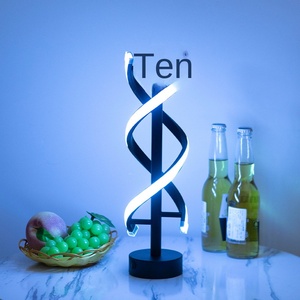 Lampe de bureau LED moderne à commande tactile réglable Lampe de lecture multiforme pour chevet Table de chevet Bureau Chambre d'hôtel Métal électrique - Product Image 5